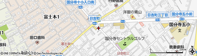 日吉町交差点南周辺の地図