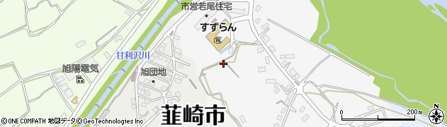 山梨県韮崎市大草町若尾96周辺の地図