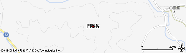 岐阜県下呂市門和佐周辺の地図