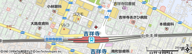三菱ＵＦＪ銀行吉祥寺駅前支店 ＡＴＭ周辺の地図