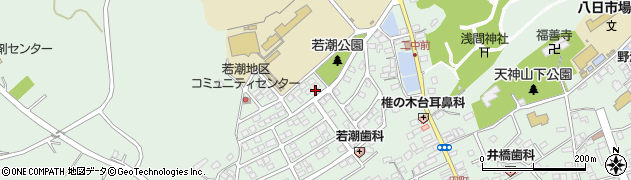 千葉県匝瑳市若潮町周辺の地図