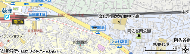 東京都杉並区阿佐谷南3丁目50周辺の地図