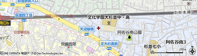 東京都杉並区阿佐谷南3丁目49-21周辺の地図