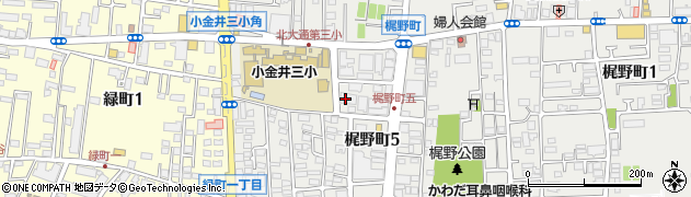 小金井聖ヨハネ支援センター周辺の地図
