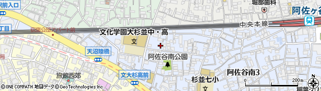 東京都杉並区阿佐谷南3丁目47-12周辺の地図