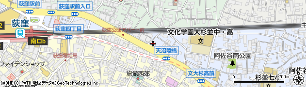東京都杉並区阿佐谷南3丁目50-10周辺の地図