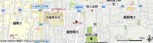 小金井東和歯科周辺の地図