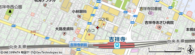 バーミヤン 吉祥寺ダイヤ街店周辺の地図