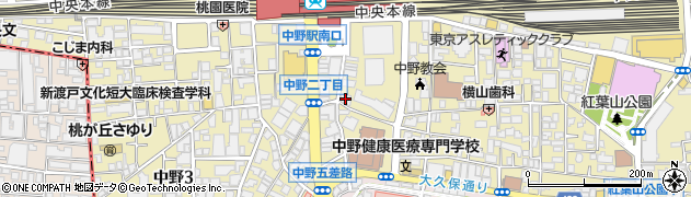 金太郎　中野南口店周辺の地図