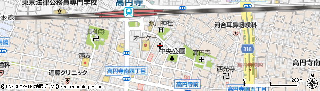 株式会社高円寺放送周辺の地図