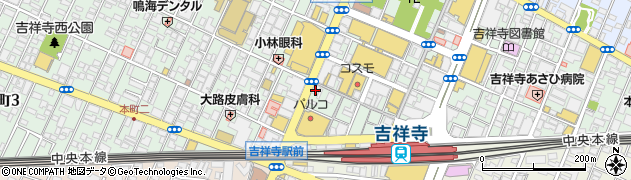 三井住友銀行吉祥寺支店周辺の地図