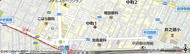 中川薬局　三鷹駅前店周辺の地図