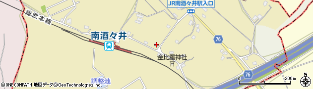 千葉県印旛郡酒々井町馬橋572周辺の地図