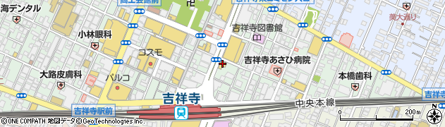 ガスト吉祥寺店周辺の地図
