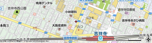 みずほ銀行吉祥寺支店周辺の地図