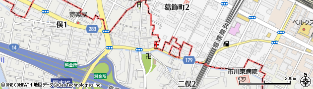千葉県船橋市葛飾町周辺の地図