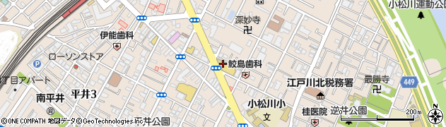カズン平井店周辺の地図