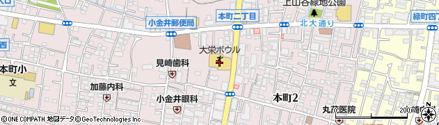 東急スポーツオアシス　武蔵小金井周辺の地図