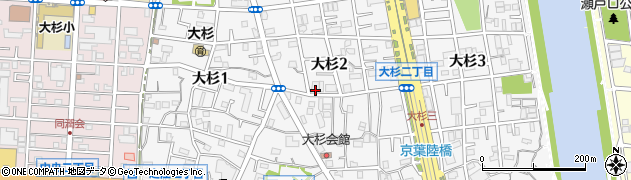 東京都江戸川区大杉2丁目4-1周辺の地図