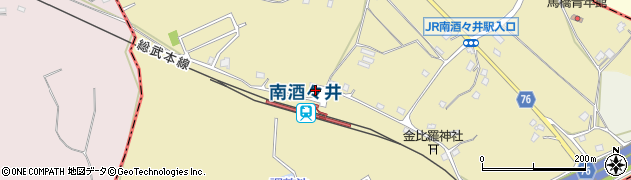 千葉県印旛郡酒々井町馬橋554周辺の地図
