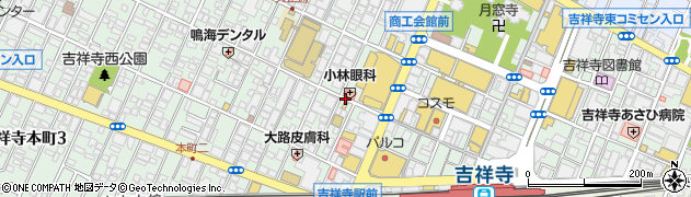 小林眼科医院周辺の地図