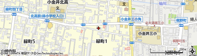 ファミリーマート小金井北大通り店周辺の地図