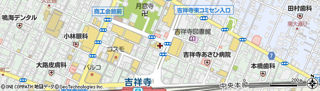 てもみん吉祥寺北口店周辺の地図