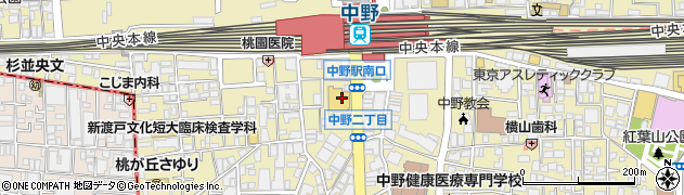 トップス キーズ カフェ 中野マルイ店周辺の地図