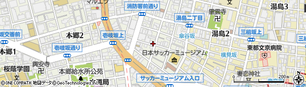 東京都文京区本郷3丁目14-18周辺の地図