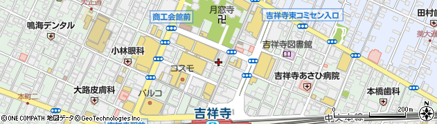東京都武蔵野市吉祥寺本町1丁目11-2周辺の地図