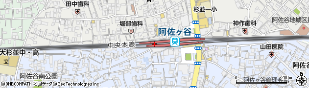 東京都杉並区阿佐谷南3丁目57周辺の地図