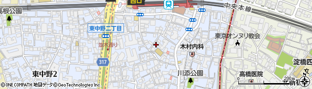黒川松永堂周辺の地図
