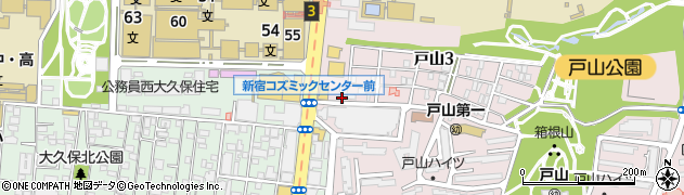 日本駐車ビル戸山寮周辺の地図