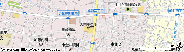 金井堂キーサービス周辺の地図