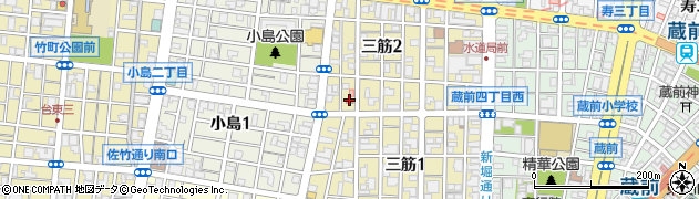 台東三筋郵便局 ＡＴＭ周辺の地図
