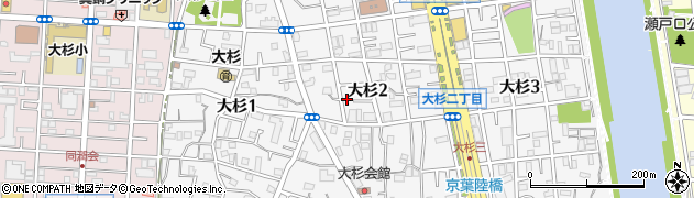 東京都江戸川区大杉2丁目4-3周辺の地図