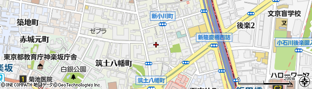 東京都新宿区新小川町9周辺の地図