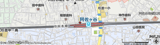 東京都杉並区阿佐谷北2丁目2周辺の地図