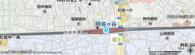 東京都杉並区阿佐谷北2丁目2-2周辺の地図