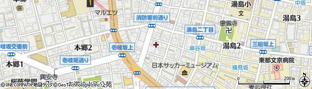 東京都文京区本郷3丁目14-11周辺の地図
