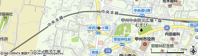 仲沢ガード南周辺の地図