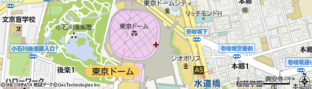 シェイクシャック 東京ドーム店周辺の地図
