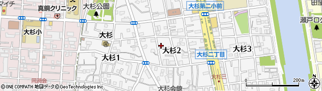 東京都江戸川区大杉2丁目4-5周辺の地図