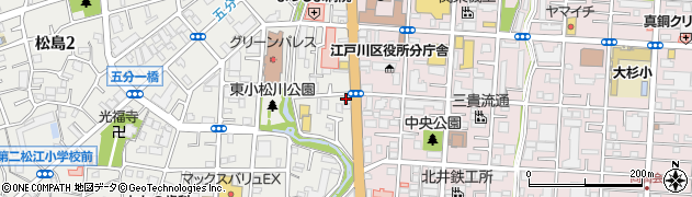 ドミノ・ピザ　江戸川松島店周辺の地図