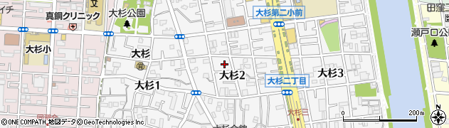 東京都江戸川区大杉2丁目4-10周辺の地図