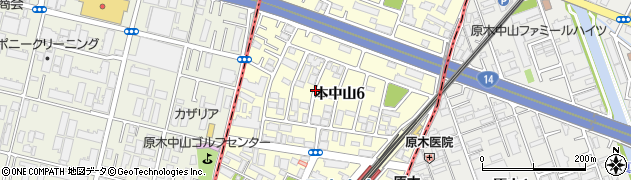 千葉県船橋市本中山6丁目周辺の地図