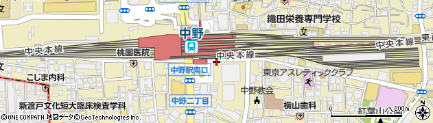松乃家 中野南口店周辺の地図