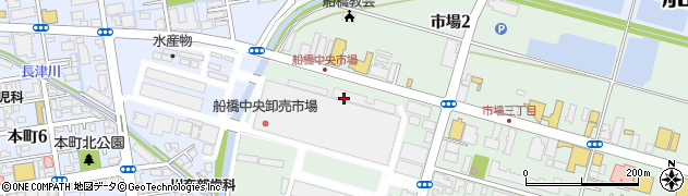 株式会社海老石　船橋中央卸売市場周辺の地図