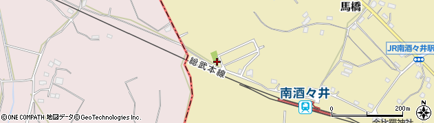 千葉県印旛郡酒々井町馬橋542周辺の地図