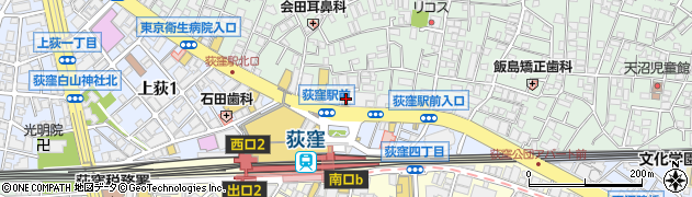 ドン・キホーテ荻窪駅前店周辺の地図